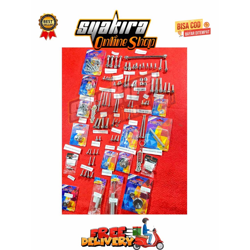 BAUT FULLSET 1 MOTOR YAMAHA NOUVO Z VIETKONG ELEGANCE LX SX KARBU TAHUN 2002 - 2015 CVT KALIPER DEPA