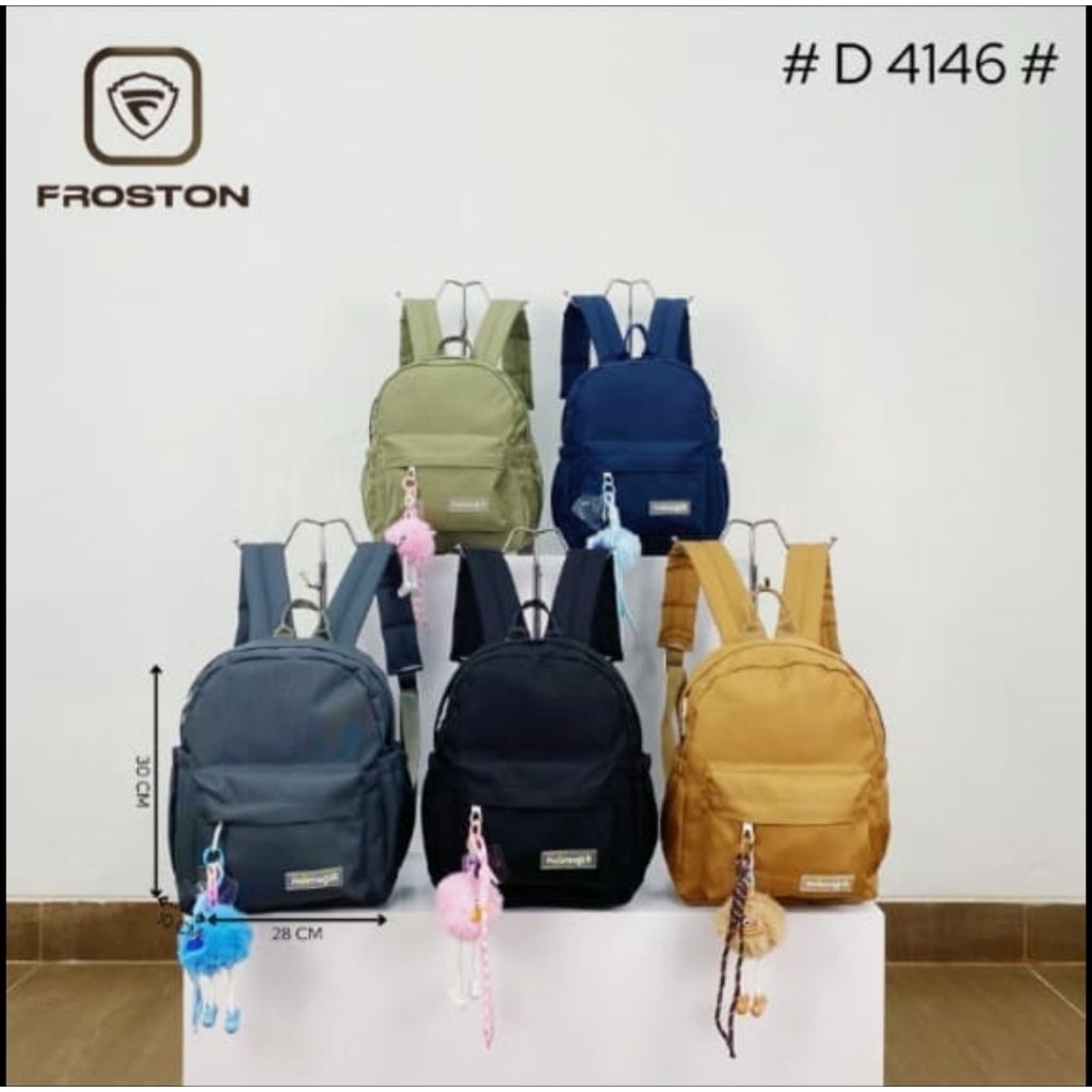 HIHI - Froston D4146 Ransel wanita ransel kuliah sekolah kerja wanita