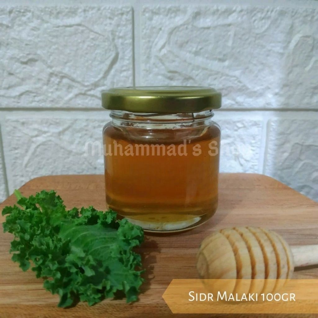 Madu Yaman Sidr Malaki Asli 100gr - Honey Mentah & Unpasteurized Obat Alami dari Lebah Herbal Syrup 