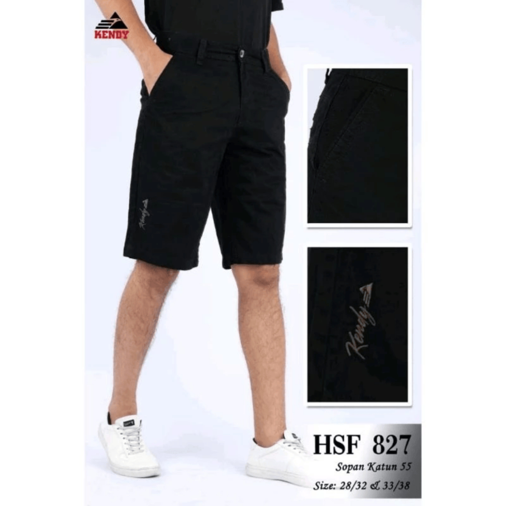 Celana Pendek Kendy Original Katun Permium Chino 27-38