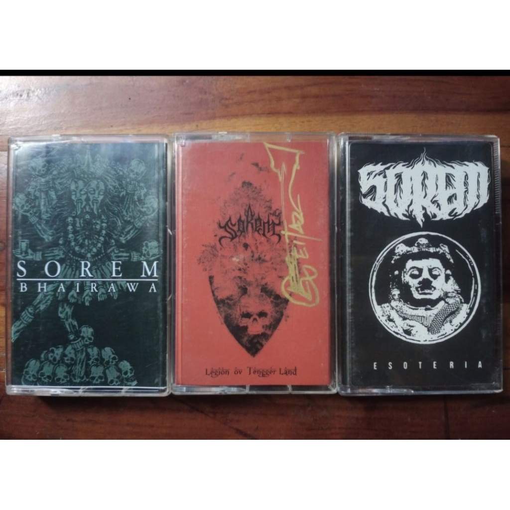 Kaset Sorem black metalVGC open segel