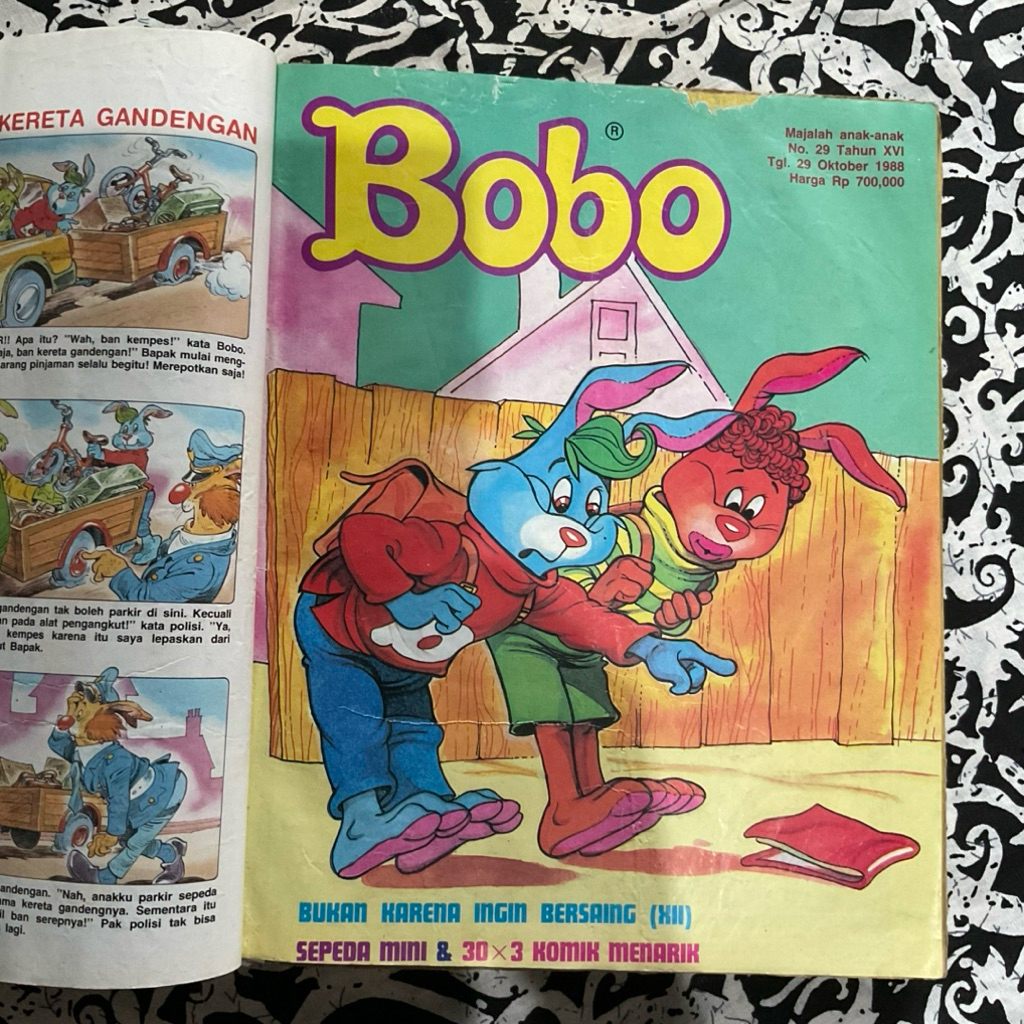 1 Bundel Buku Majalah Bobo (12 Majalah) Tahun 1988