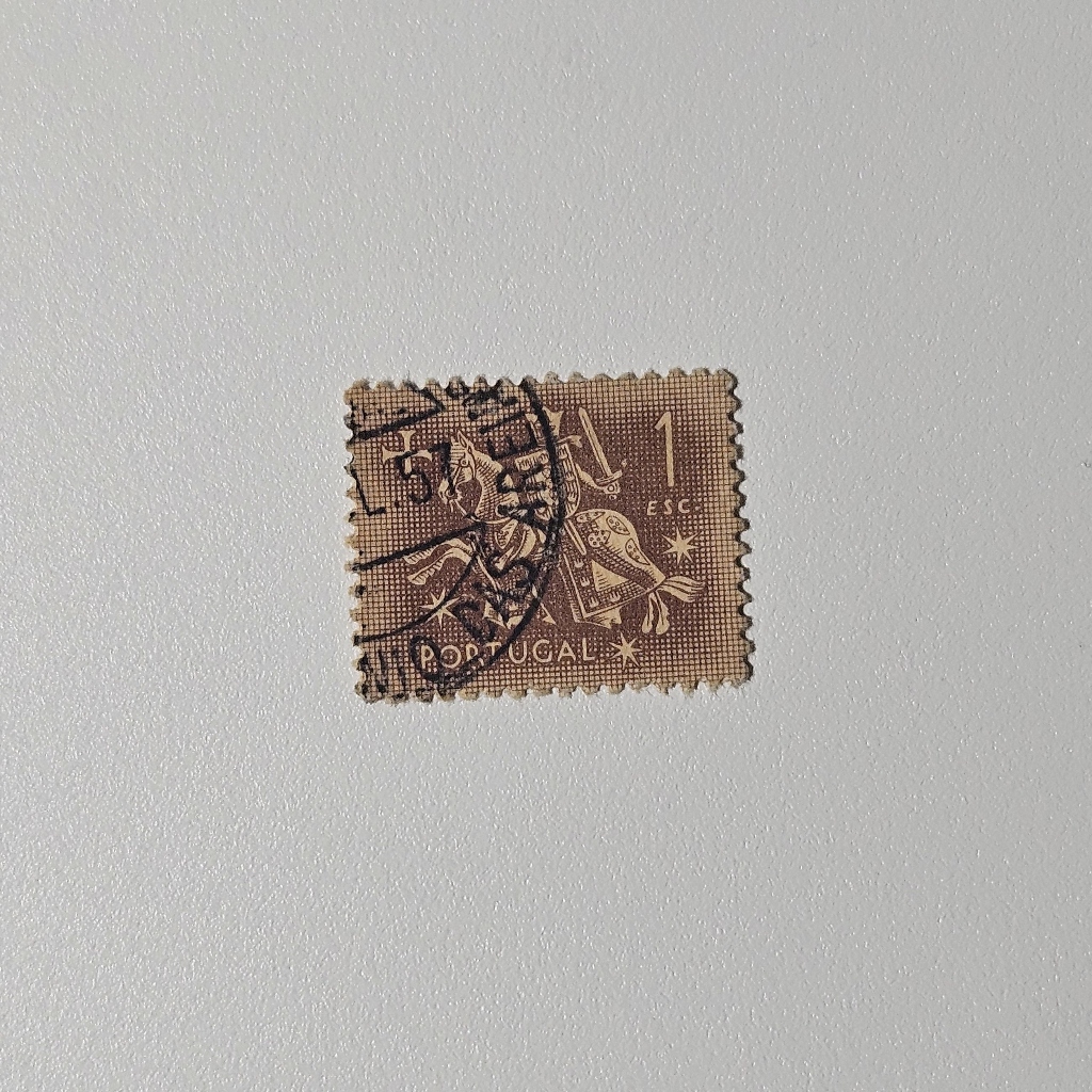 Perangko Sejarah Portugal: Ksatria Berkuda (Perangko Lama 1950)