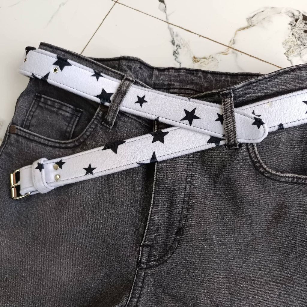 Belt Leopard Unisex | Gesper Leopard | Ikat Pinggang Leopard Pria Wanita