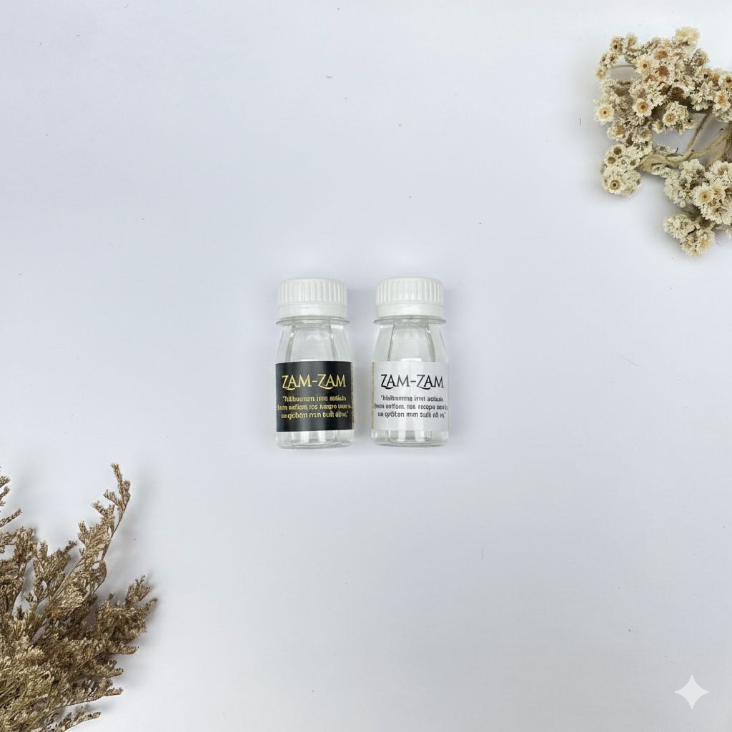 Botol Kosong Air Zam-zam 50 ml Kecil Souvenir Umroh Haji