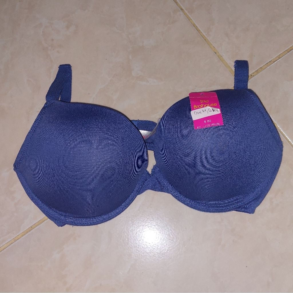 The Brahouse Push Up Bra 38B Navy [NEW]