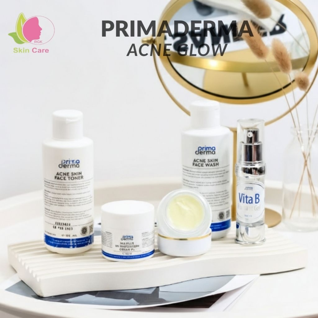 PRIMADERMA Paket Acne Glow + Serum Vita B Radiant Gel