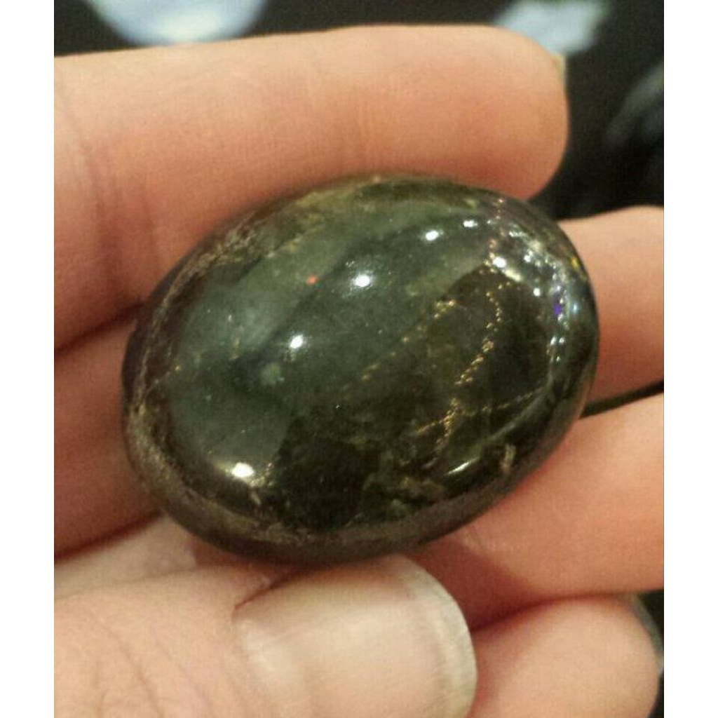 batu akik lumut hijau