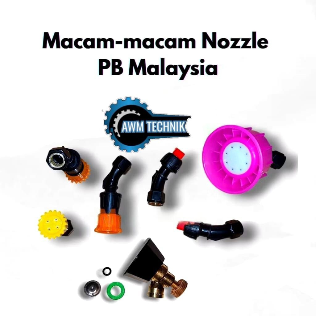 Sprayer Malaysia PB Stik Selang Kran Nozzle Malaysia Drat 10mm