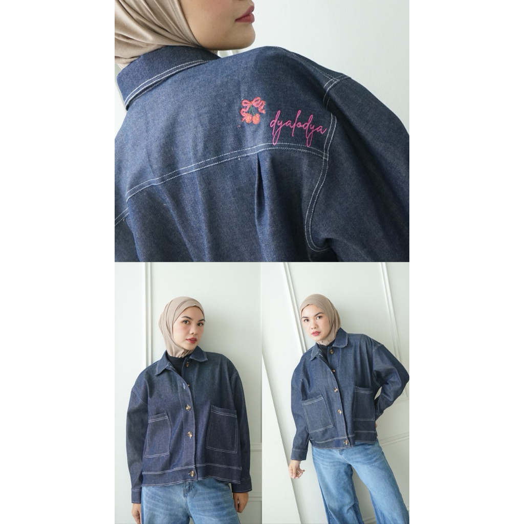 DYALODYA GAIA JACKET - OVERSIZE JACKET DENIM WANITA