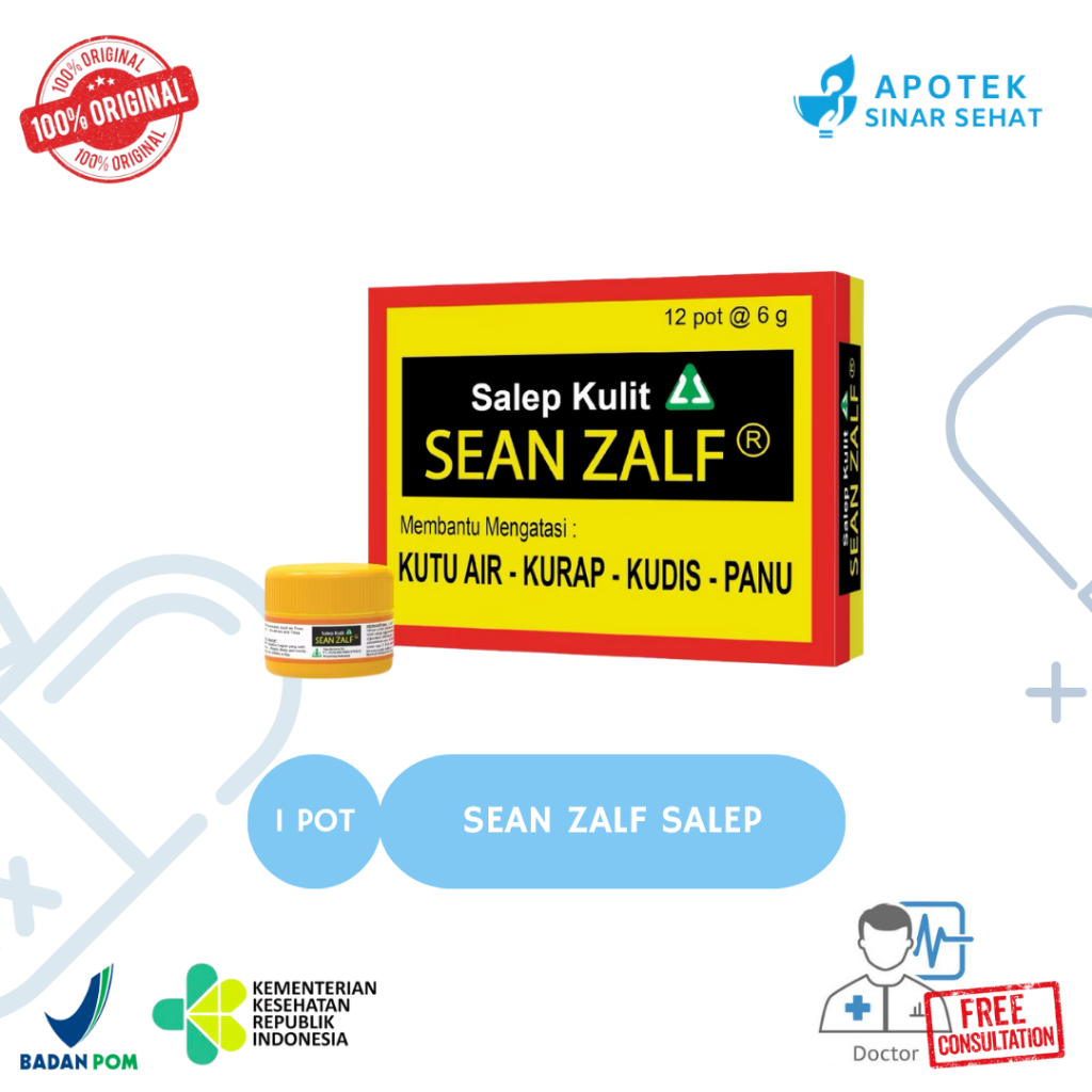 Sean Zalf Salep Kulit Atasi Kutu Air Kurap Panu