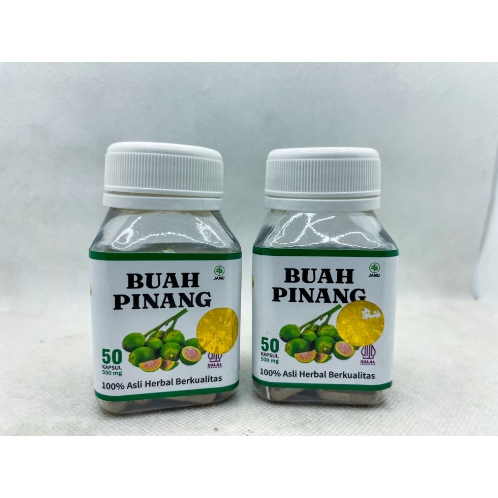 Kapsul Herbal Buah Pinang Muda isi 50 Kapsul Kapsul Buah Pinang Tanpa Efek Samping