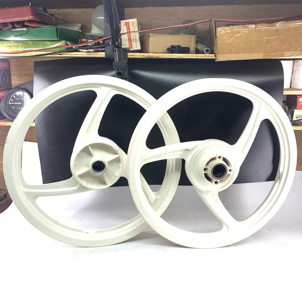 Velg ATS Palang 3 Japan Putih Pnp Yamaha Fizr Jupiter 100% Original SL [KYS9]