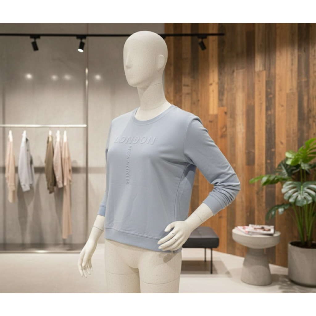 Kaos Wanita Polos Lengan Panjang Oval Terbaru - Kaos Wanita Adem Lengan Panjang