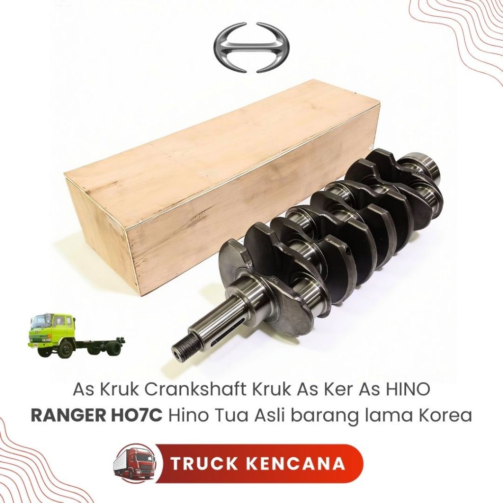 As Kruk Crankshaft Kruk As Ker As HINO RANGER HO7C H06C Hino Tua Asli barang lama Korea Truck Truk K