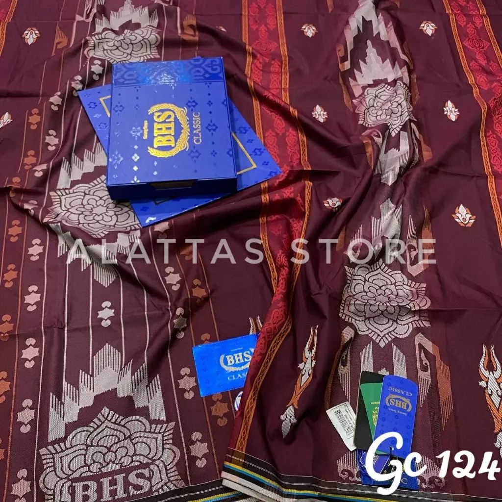 SARUNG BHS CLASSIC JAQUARD JAGUAR CLASIK SONGKET TYPE JSK JGL JGT JGM JGE JGC GOLD