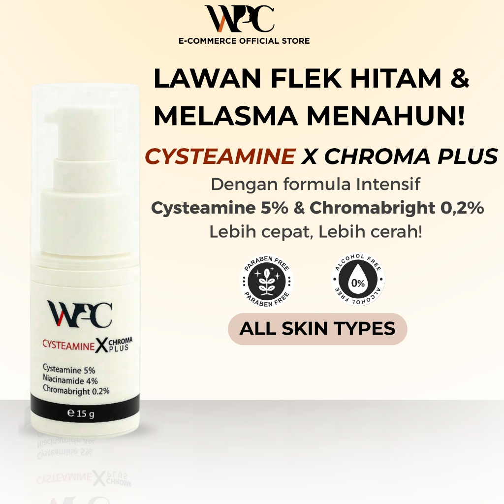 WPC Cysteamine X Chroma Plus - Wijaya Platinum Clinic Cream Mengatasi Melasma Flek & Hyperpigmentasi