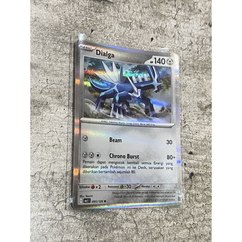 Dialga MA1 095/126 R Evolusi Mega Pokemon TCG Indonesia
