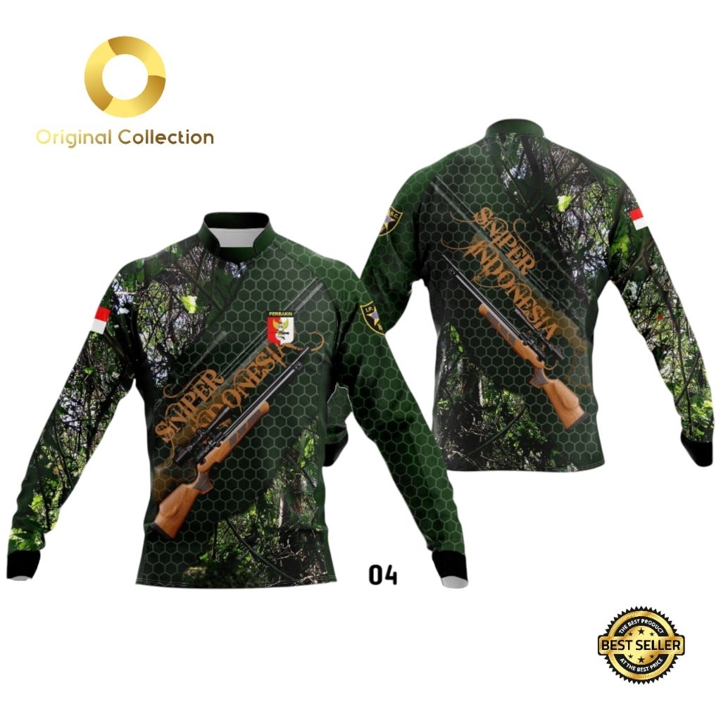 BAJU PERBAKIN TERLARIS / JERSEY HUNTING PERBAKIN PREMIUM / BAJU BERBURU KOMBINASI CAMOUFLAGE SHOOTIN