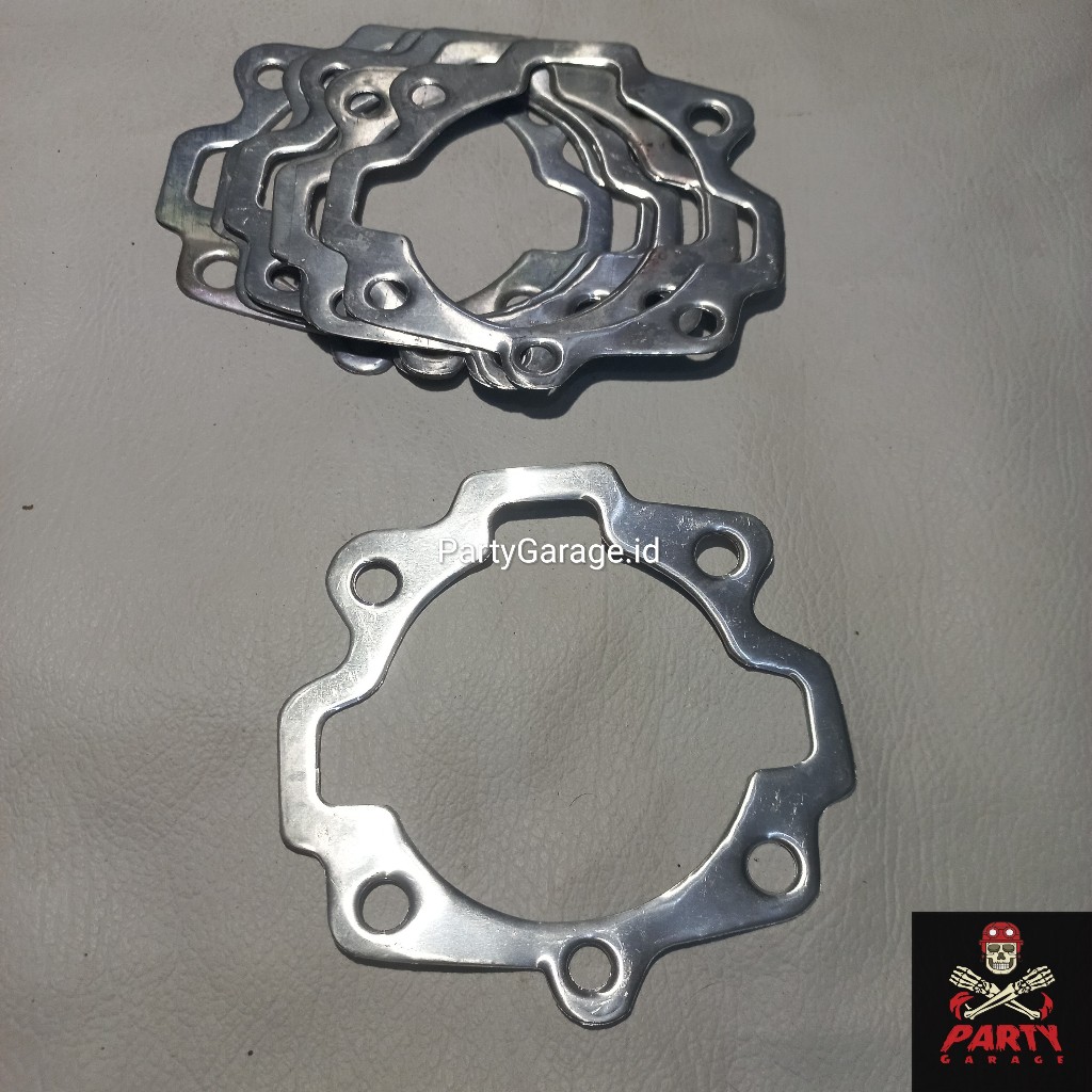 PACKING BLOK BURING VESPA LUBANG 3 BAHAN PLAT PAKING CYLINDER BLOK VESPA