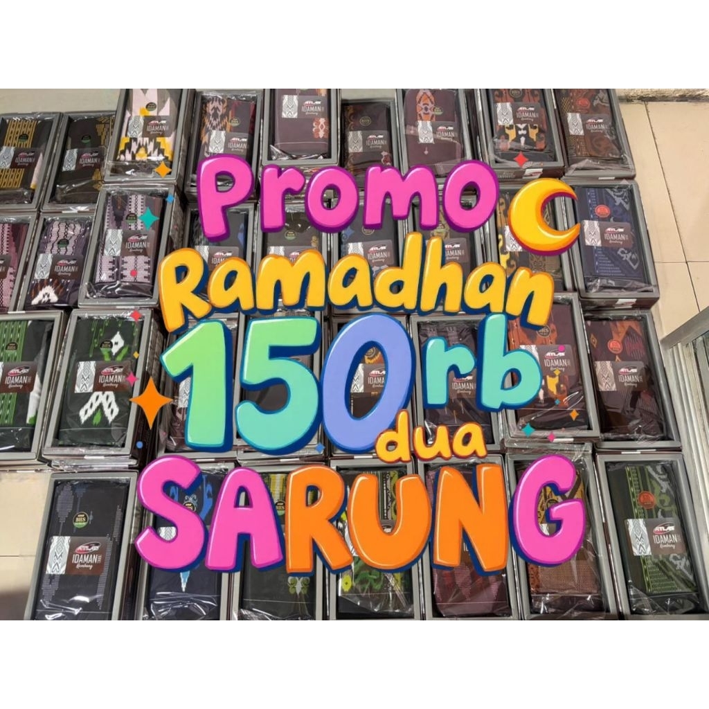 promo 2 sarung atlas idaman kembang 555 silver rendem