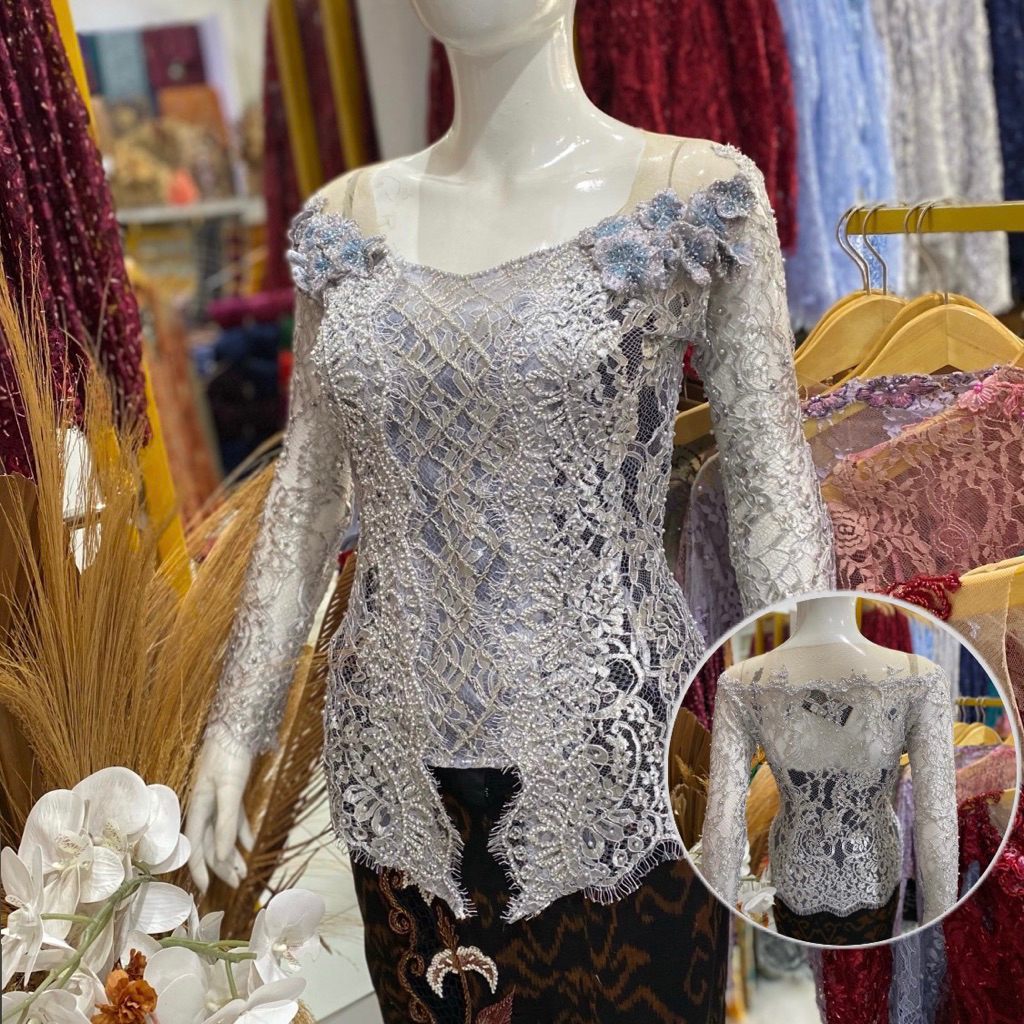 Kebaya Modifikasi Full Payet Tabur Seluruh Badan | Kebaya Premium | Kebaya Bali | Kebaya Payet | Keb