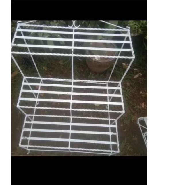 rak bunga susun 3 panjang 60 cm