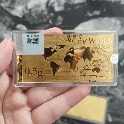 LOGAM MULIA EMAS 0.5GRAM, MiniGold Electroforming, EMAS MURNI 999.9%