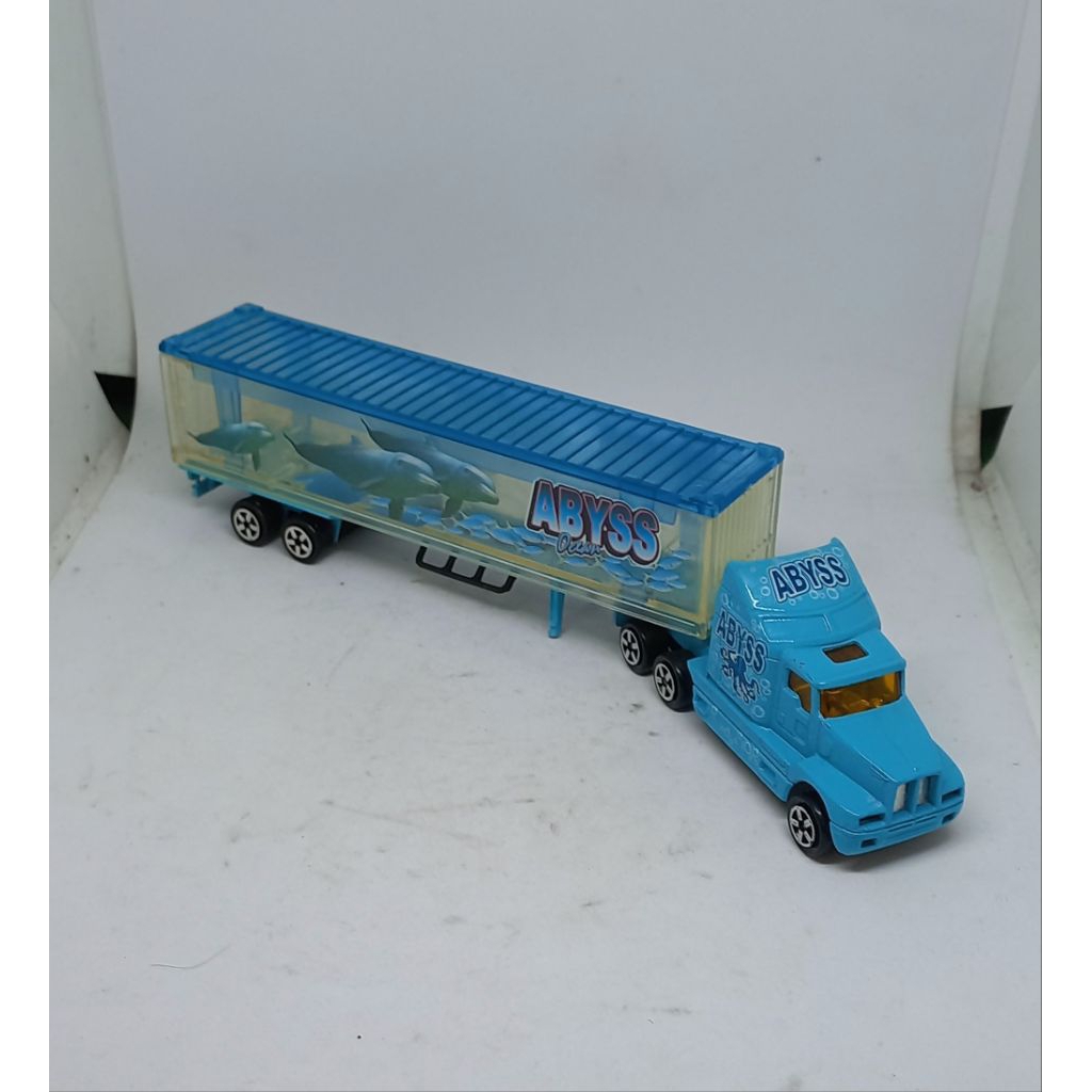 majorette kenworth t600 semi trailer truck abbys ocean loose diecast 1/87 (t)