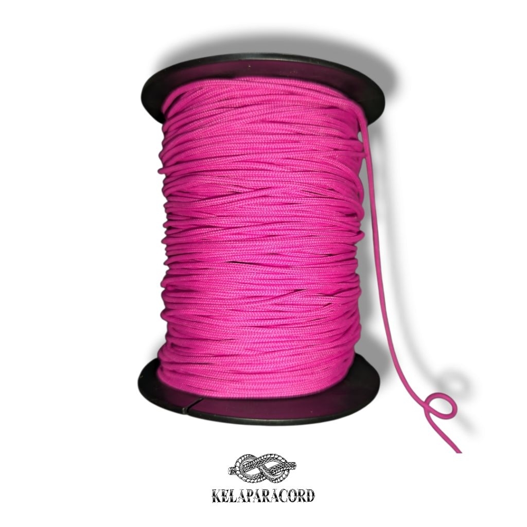 Tali Mini Cord 1.5mm Tali Bahan Gelang Pink