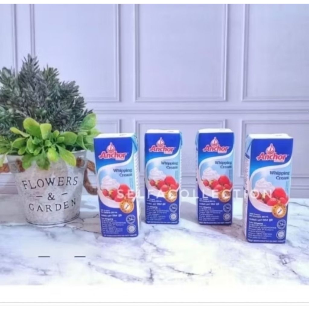 Anchor Whipping Cream 250ml UHT Dairy Whipped Cream Cair Halal