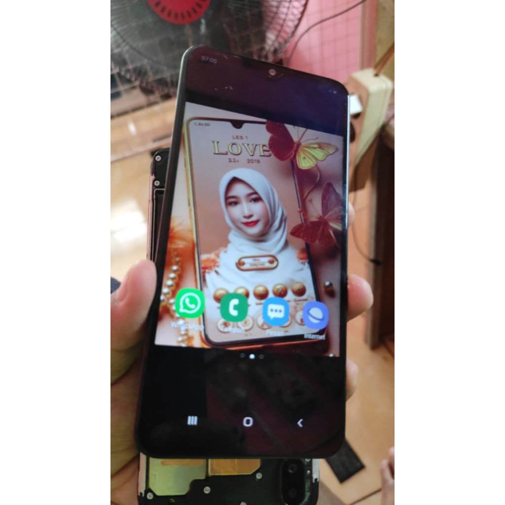 lcd dan frame samsung a10s copotan