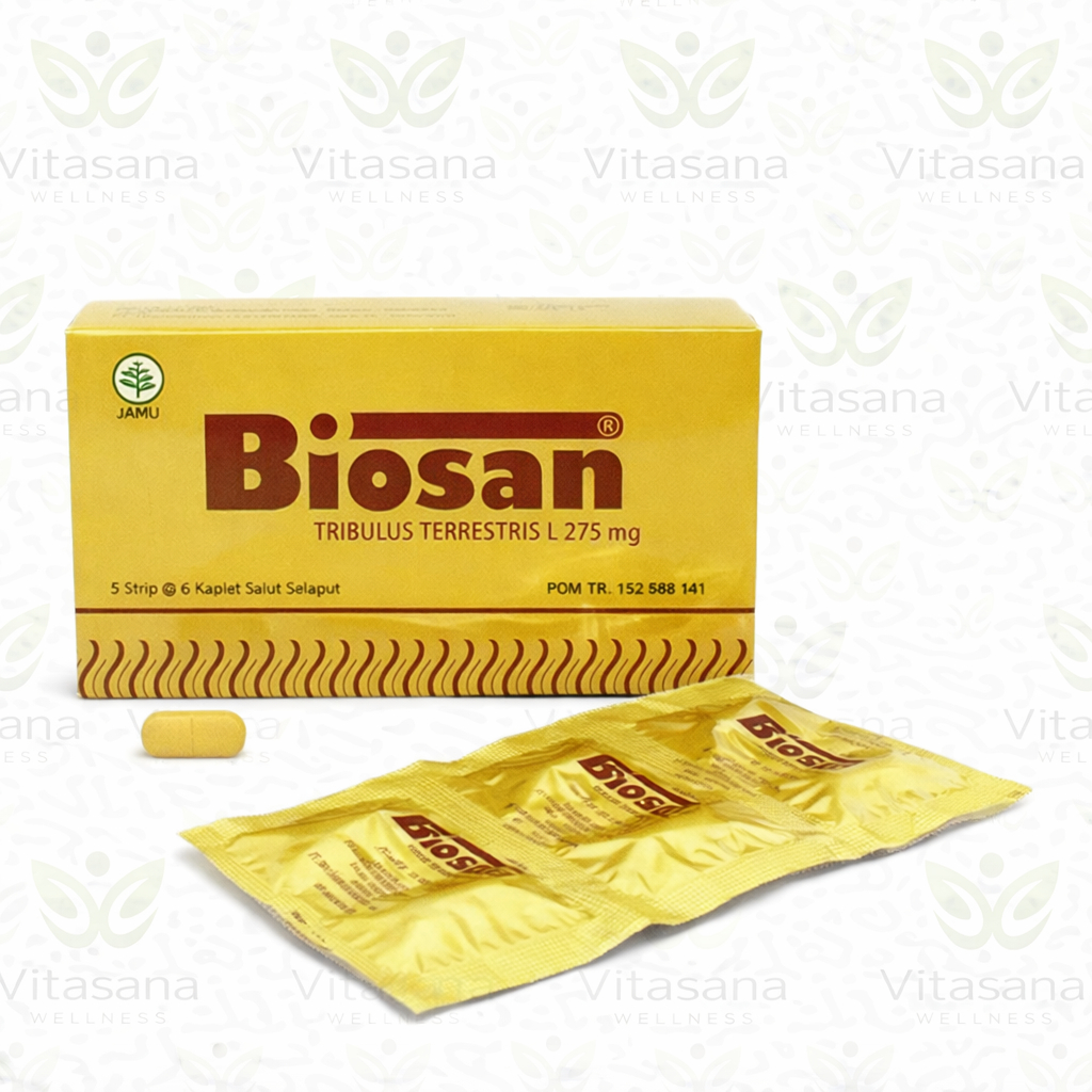 Biosan 30 Kapsul - Mengandung Ekstrak Tribulus Terrestris 275 mg
