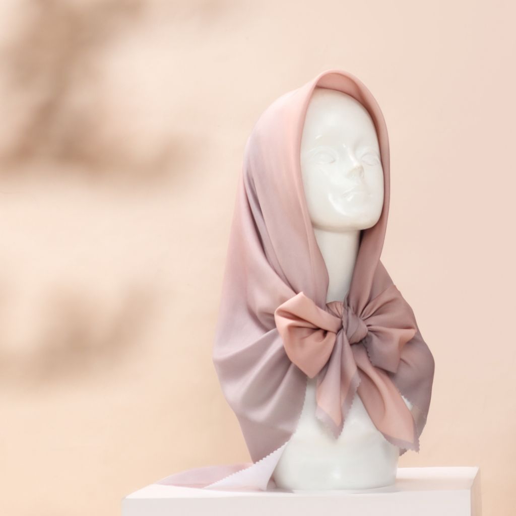 Gradasi Warna Hijab | Hijab Elegant | Hijab Gradasi