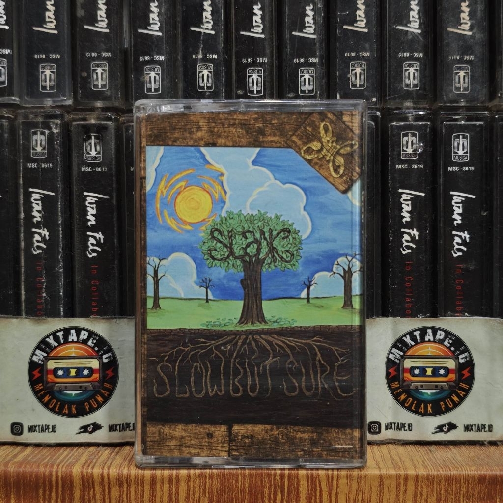 Kaset - Slank - Slow But Sure - Radio Tape - Kaset Pita - Radio - Pemutar Kaset - Retro - Classic - 