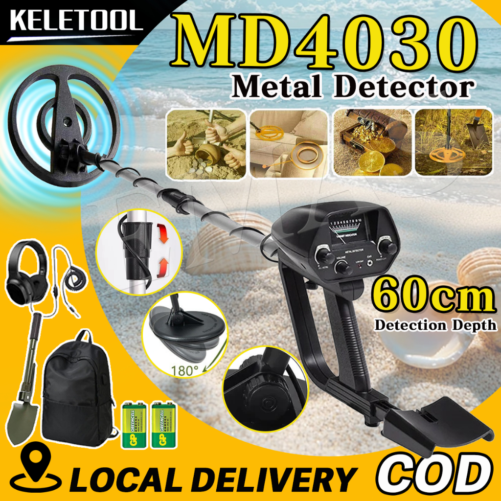 MD-4030 Detektor Logam Emas Dalam Tanah Alat Pendeteksi Logam Bawah Underground Metal Gold Detector 