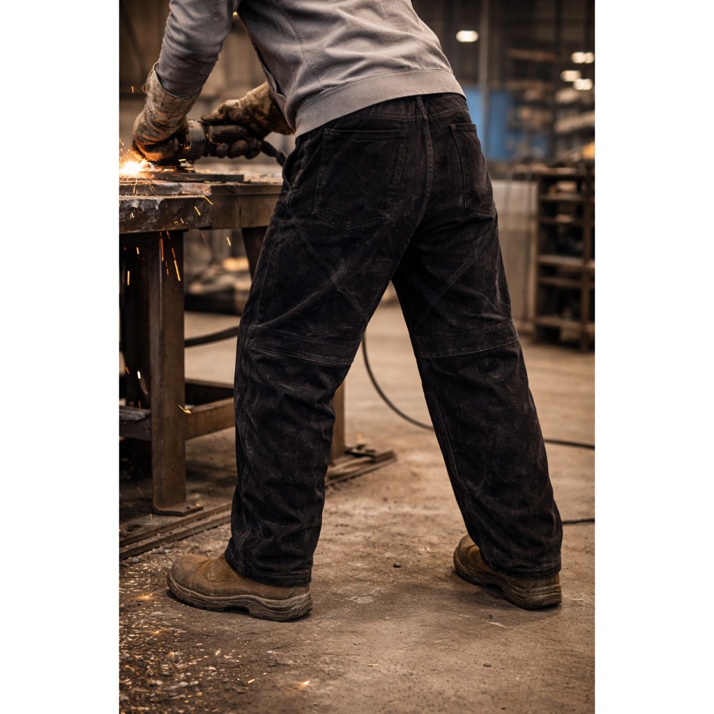 APRON CELANA KULIT SAFETY - APRON CELANA KULIT LAS INDUSTRI