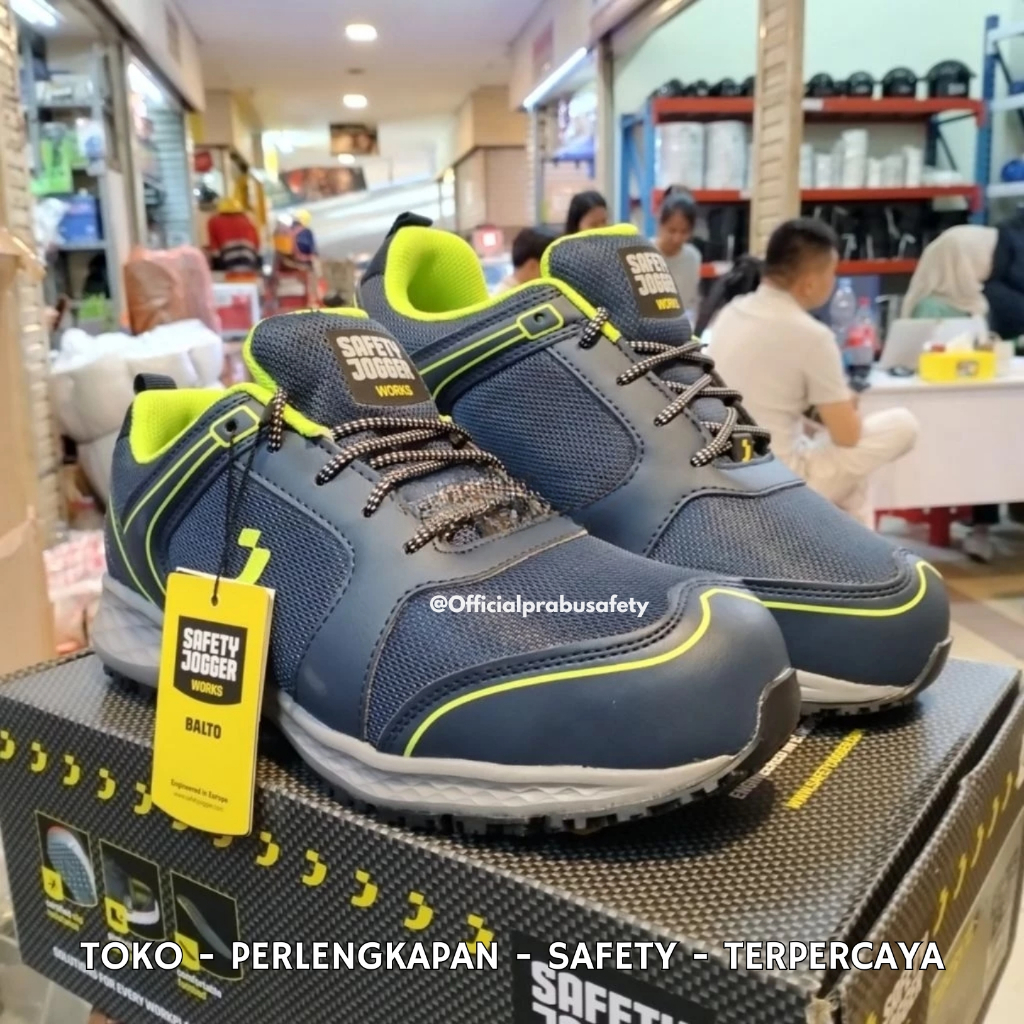 Sepatu Safety Jogger Balto Navy S1 SRC Original 100% - Safety Shoes Jogger Balto