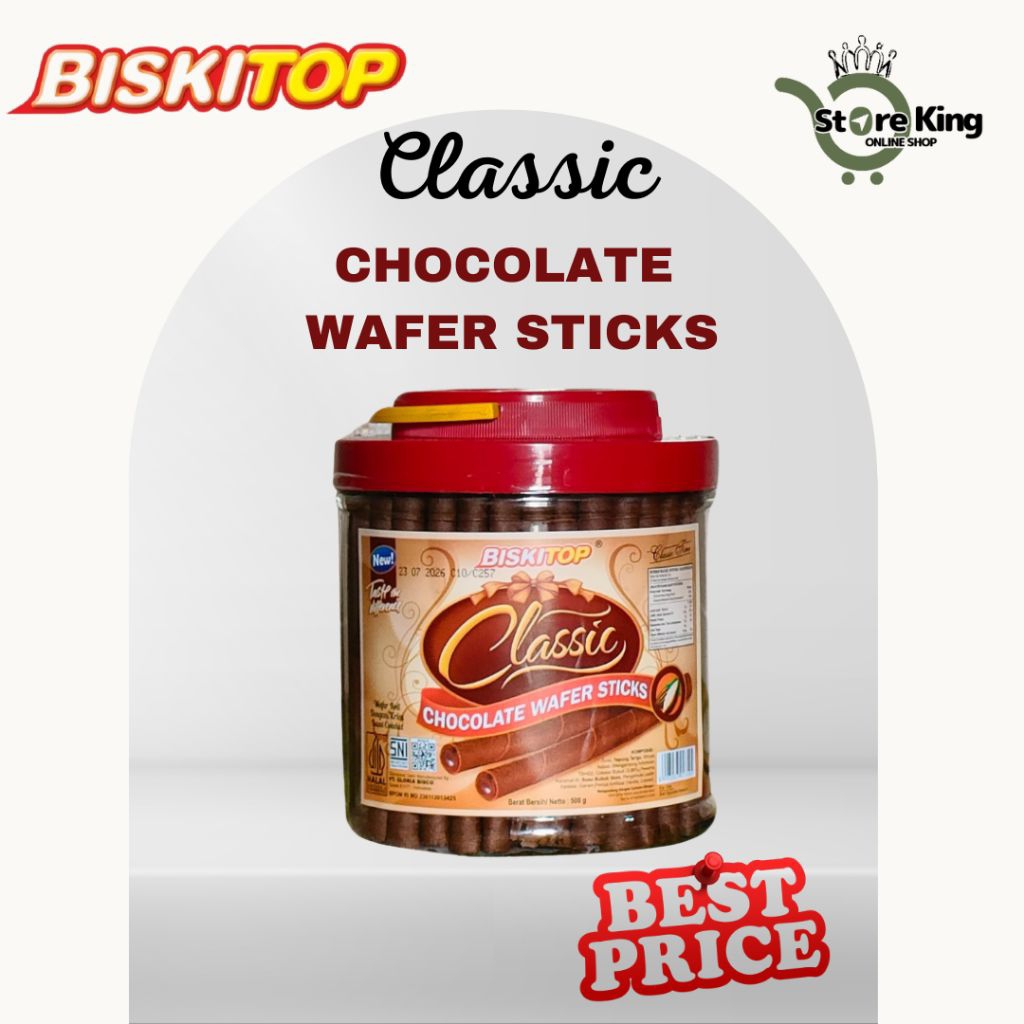 Biskitop Classic Handle / Wafer Roll / Stick Chocolate