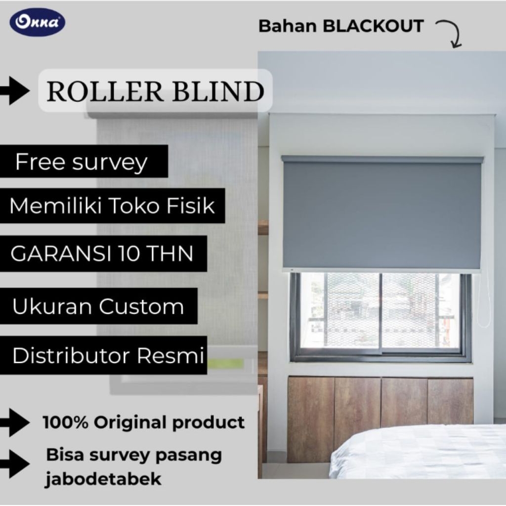 ONNA/ROLLER BLIND/BLACKOUT 100%/SERI 39A