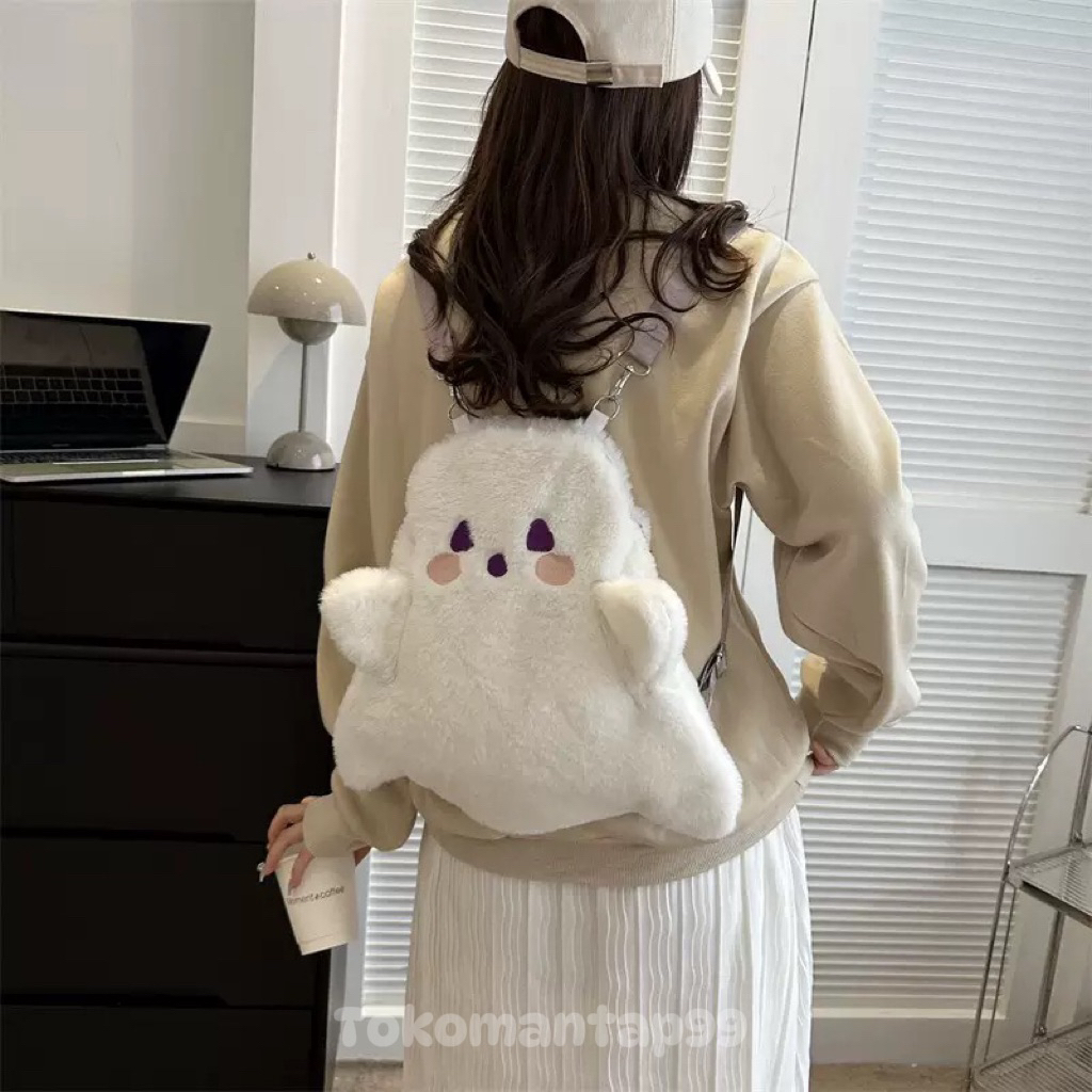 [READY]Ransel Bahu Anak Model Hantu Tas Baru Tas Boneka Lembut Wanita Tas Ransel Kartun Anak Perempu