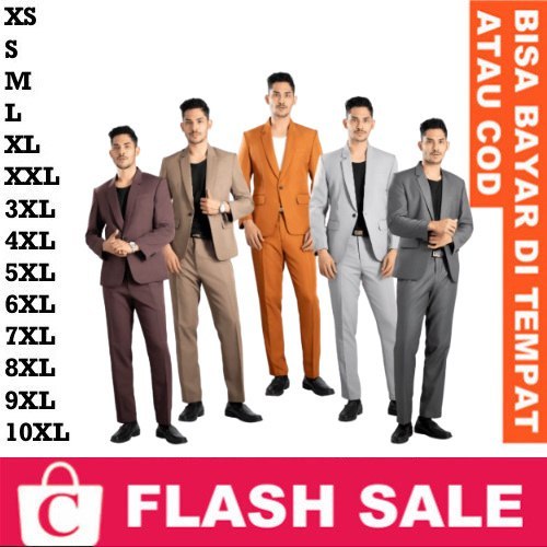 FortKlass FORTGLASS RISRUS SNOWSHOP JAWA TIMUR JAS PRIA UKURAN BESAR / JAS NIKAH UKURAN JUMBO JAS Bl