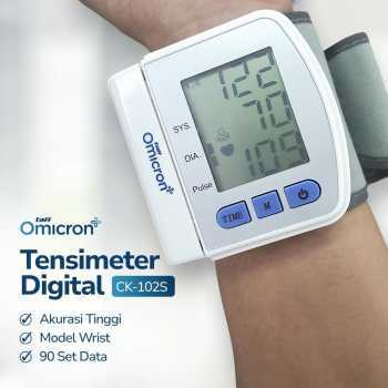 Tensimeter Digital Pengukur Tekanan Darah Pergelangan Tangan - CK-102S
