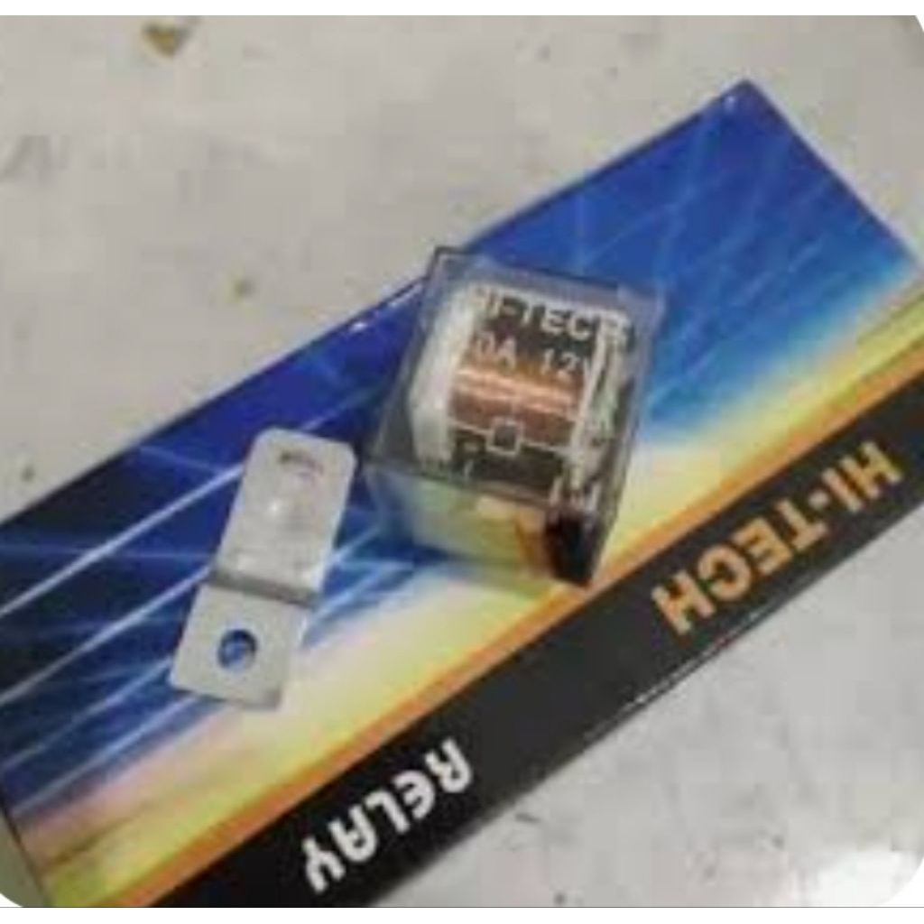 Relay klakson transparan lampu 12Volt Hi-Tech  universal motor-mobil