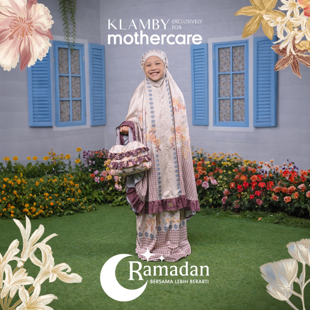 Mothercare Raya Collection Klamby Karelia Prayer Set - Mukena Lebaran Anak Perempuan (Multi)