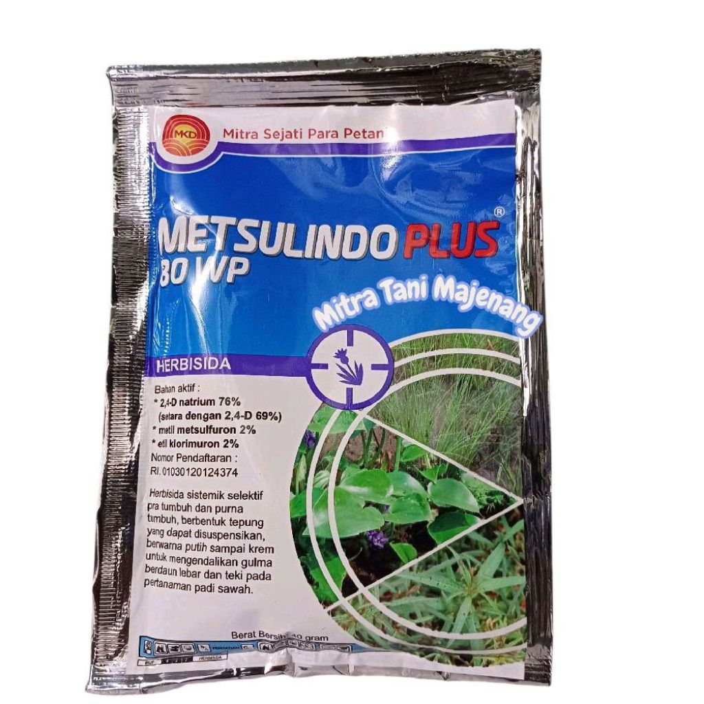 METSULINDO PLUS 80 WP (obat rumput sawah ampuh)