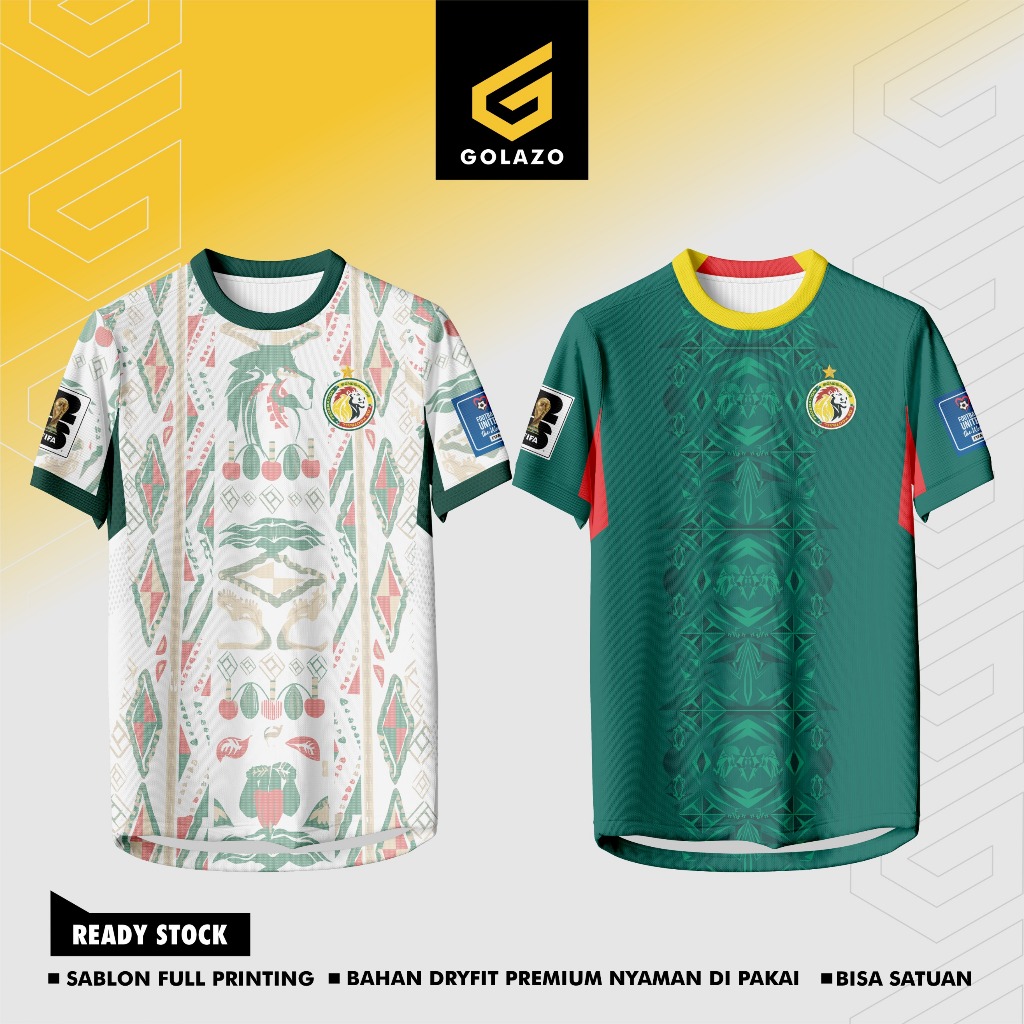 Jersey Senegal 2026 Series Full Printing Dryfit Milano