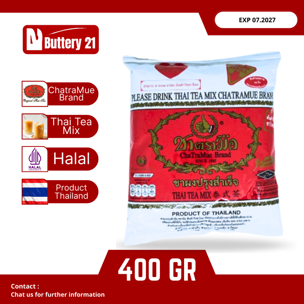 THAI TEA MIX 400 GR/BUBUK THAI TEA MIX/CHATRAMUE THAI TEA/BUBUK THAI TEA MIX