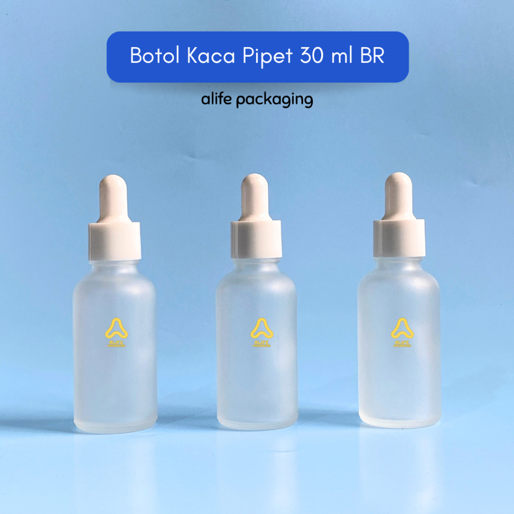 Botol Pipet Kaca 30 ml | Botol Serum 30 ml | Botol Kaca 30 ml BR