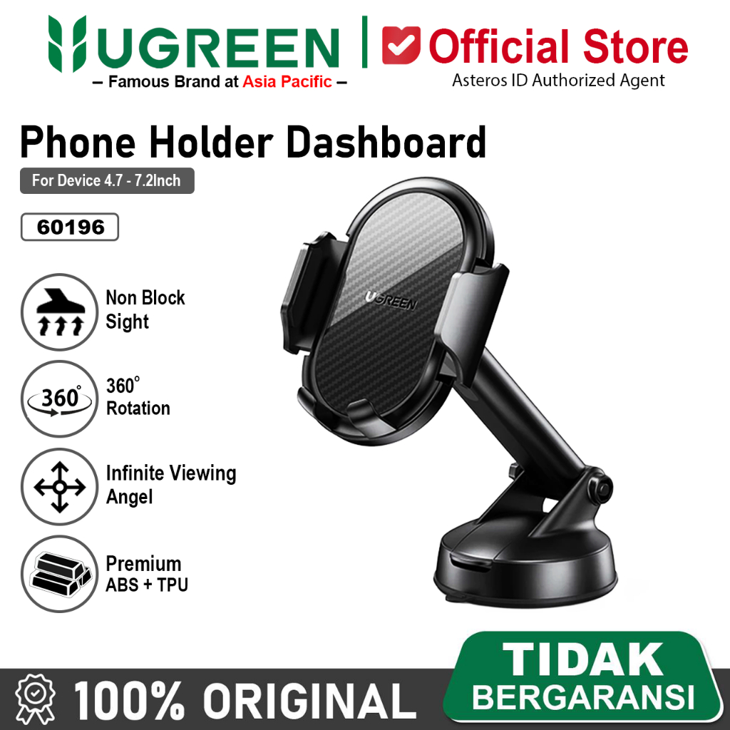 UGREEN Car Phone Stand Holder Mobil Dudukan Hp Di Dashboard Mobil Universal 60196